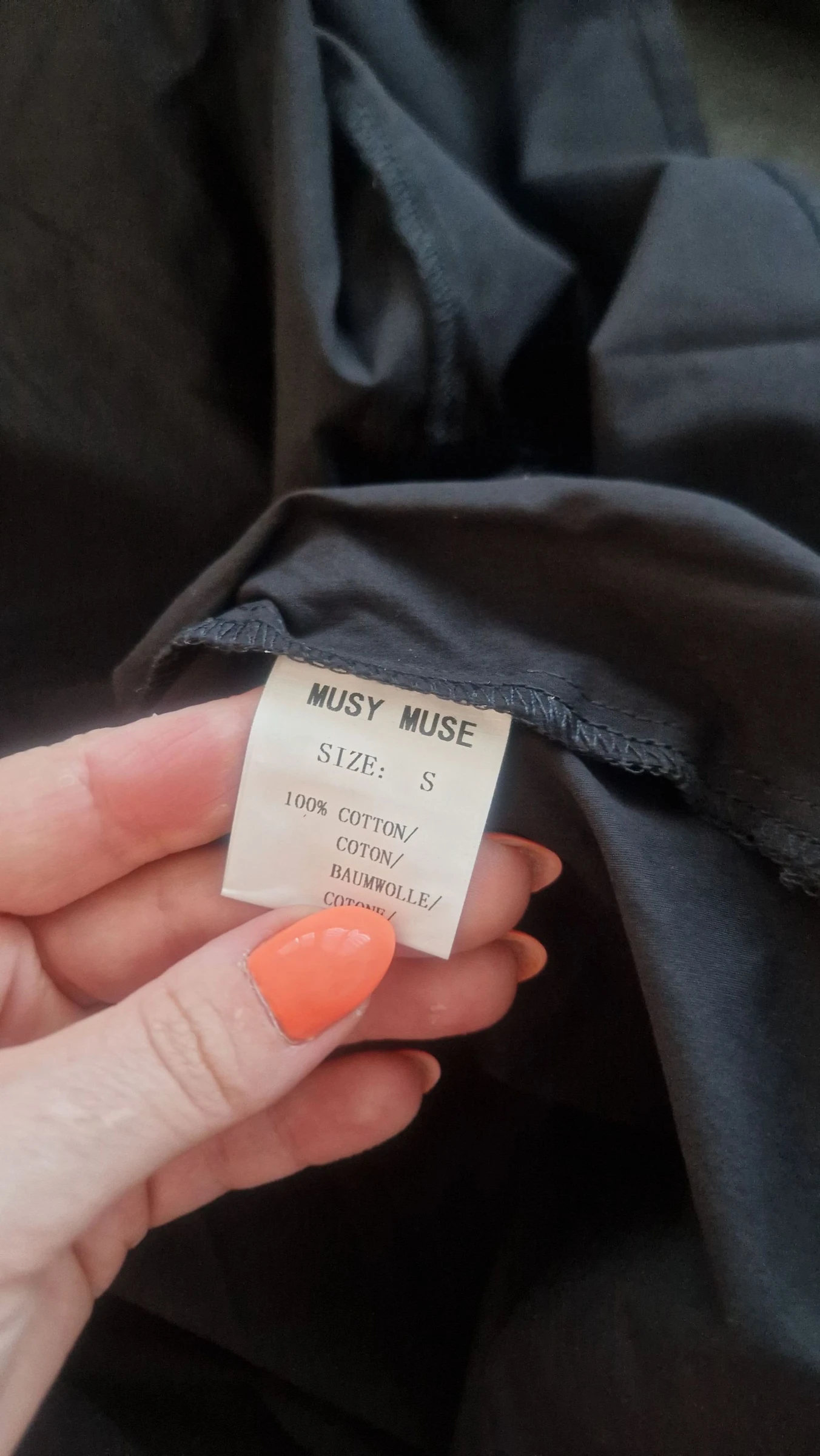 ✨🖤 Asymmetrische lange zwarte jurk maat S Elegantie in zijn puurste vorm! 🖤✨ – photo 6